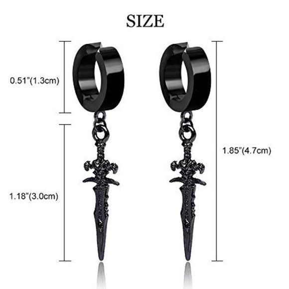 Gothic Punk Non Pierced Dagger - Picture 7 of 7